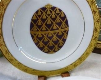 Plate with Faberge egg @ $12