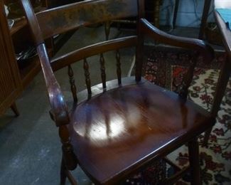 One of 4 Hitchcock-style chairs