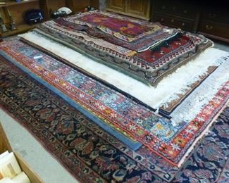 This is the fourth "MOUND" of rugs we have for you to inspect.
