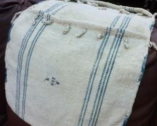 Double-sided carry bag to put over horse or donkey.  What country is it from?