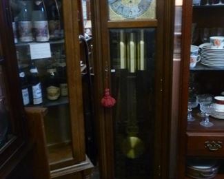 We have just assembled the weights and pendulum in this tall case clock.  So, we have two to offer at the moment.