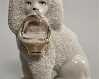 Lot 2 Antique Staffordshire Style Pottery Figurine Confetti