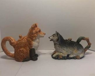 Wolf Teapots