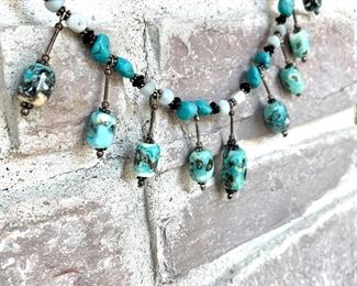 Authentic turquoise necklace. 8”. $28