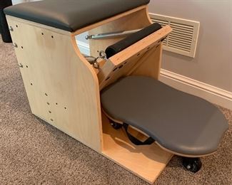 Pilates/Yoga Single Pedal Low Chair with roller. Excellent condition. $650