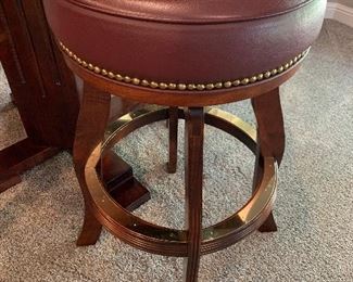 Close up of the pub stools. 31”H x 17” D