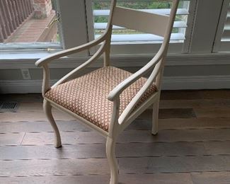 Ivory-beige with cream terracotta colors $400 6 chairs
