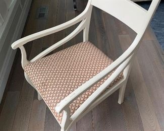 Close-up of dining chairs