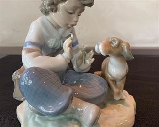 Officially marked Lladro 3 - “Hope She Does”  5450 $60  Excellent condition