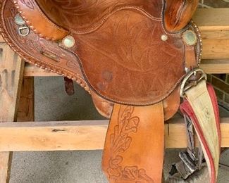 Jyme Beth Powel Leather Saddle - $250 