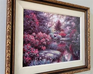 Limited Edition signed artist print 21/125, by Henry P. Measures 37"w x 30"h.  $350