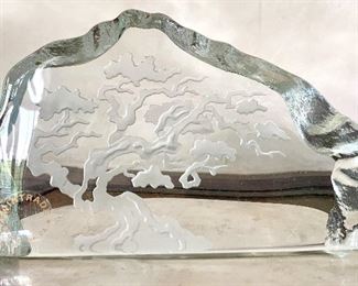 Matt Jonossan Signed Crystal - Tree $20