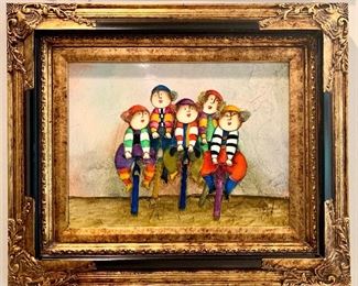 Set of THREE! Signed / Framed artwork. Details on the way!  $250 for set