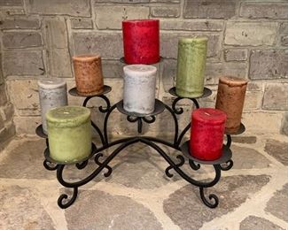 Candelabra. Black. Candles included. $20