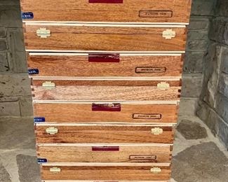 Assortment of emplty cigar boxes....$2 each.