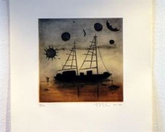 T.L. Solien , TS71-72-73-76-78-79-82, (7 objects) Untitled (ship)