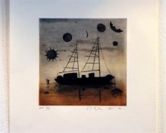 T.L. Solien , TS71-72-73-76-78-79-82, (7 objects) Untitled (ship)