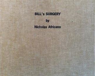 Nicolas Africano, AF76-78, (2 objects) Bill's
Surgery (Suite of 8 lithographs)1988 13.0 x 10.0 "
