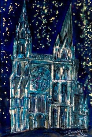 Misaki Ando,  ANDM1403 Cathedral 59.0 x 39.5 "