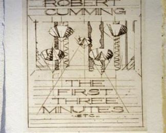 Robert Cumming, RC2, The First Three Minutes, Etc.  1987 11.75 x 10.0 "
