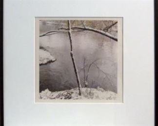 Steven Foster,  IMG_1386, 45 - River Series,
Winter Cross #4, 1989, 10.0 x 10.0 ", Ektacolor print
