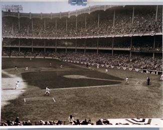 Irving Haberman, Haberebbet , Ebbets Field (World
Series?), 11.0 x 14.0 "
