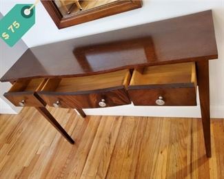 Vintage Accent Table (42" W x 30" H x 12.5" D)