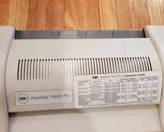 GBC H600 Pro Laminator with Supplies