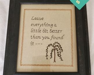 Picture Leave everything (13.5" W 15.5" H)