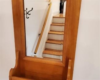 Pottery Barn Entryway Mirror Key Hooks (20" W x 36" H x 7" D)