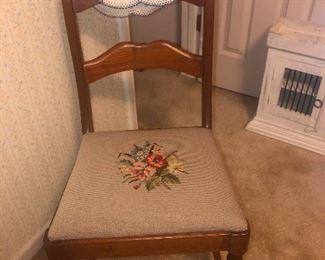 You have to pay for those and pay an electrician to install those and call GaPower to inspect and approve those . . . bridesmaid chair wearing modest babushka. 