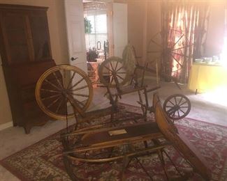 Spinning wheels -- catch a painted pony (anyone who gets that reference gets 10% off their purchase)