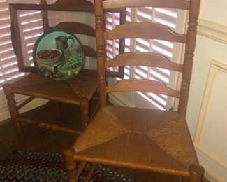 So I sat on my couch, cushionless now because the cat peed on that, too (she pees on furniture when she gets jittery). These chairs are still here.