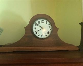The last time we lived together she made me dinner every night and the place always smelled like delicious sauted onions. It was unbearable. Another mantle clock