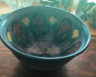 So today I was working the sale, I heard from an electrician who was kind enough to see past my shrill, panicked squawking on his voicemail and call me back. The bowl sold. It was pretty! 