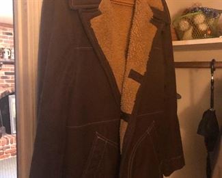 THANK YOU STRAGGLERS! Cool vintage wool lined coat