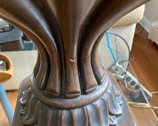 Lot 38  Base of table lamp - has small ding visible on this photo -