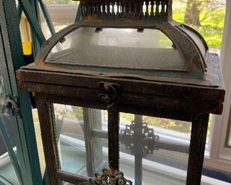 Lot 60.  The Other weathered-look lantern