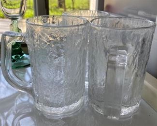 Lot 61. The frosted beer mugs.  These would work well holding them in the freezer for a delicious ice cold pour