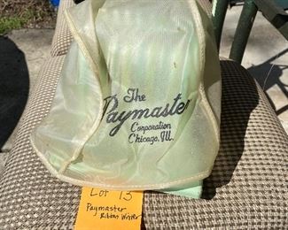 Lot 73. Paymaster with cover