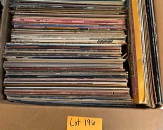 Lot 196.  $150. Lot of Albums (second large lot) 50+ albums. 50s-80s mix, some samples to follow.  