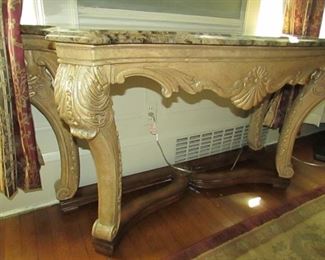console table detail