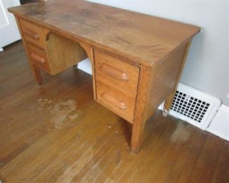 antique desk detail