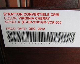 detail to convertible crib