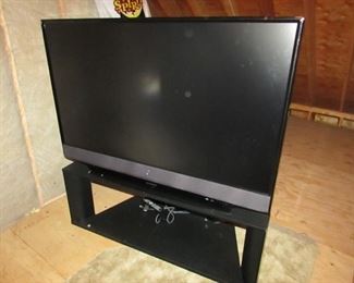 Mitsubishi 57" DLP TV with stand. Model WD-57831. Working! Great for a rec room! PRICE: $125.00