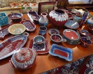 Collection of Red Banks pottery by 
T. Puterbaugh Gill 