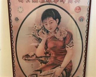 Replica of Vintage J&P Coats Clark Thread Ad