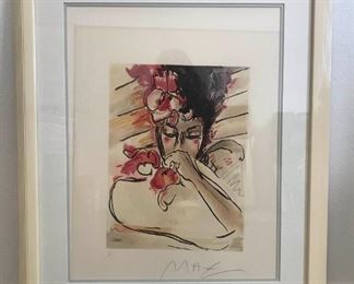 Limited Edition Portrait Print Signed By Max