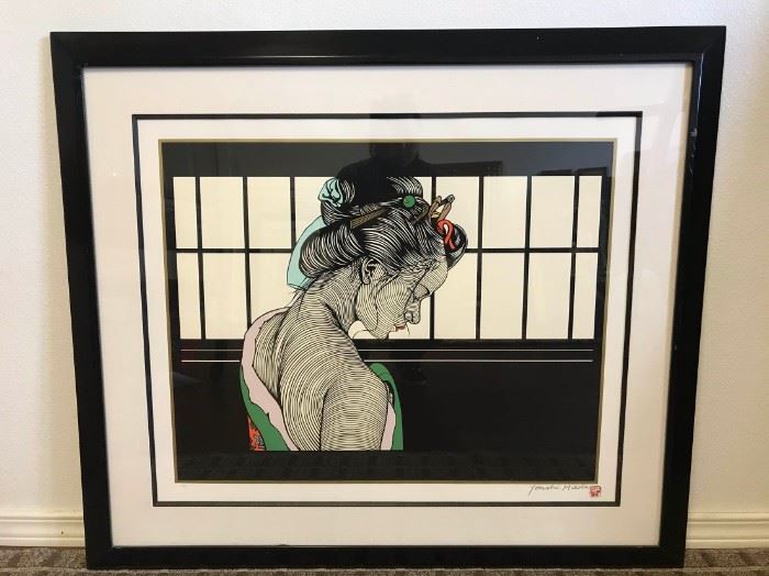 Yoneshi Hieda Signed Serigraph "HC"