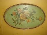 Floral design on 1930's bedroom set